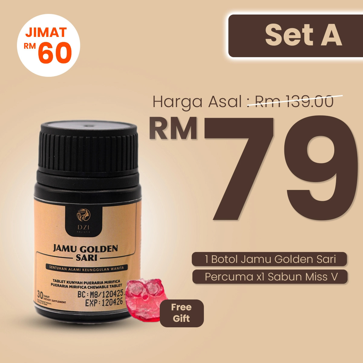 Jamu Golden Sari (1 Botol)